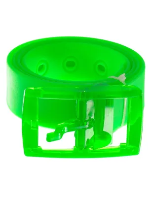 80s Translucent Neon Green Costume Belt