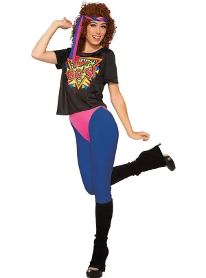 80s Workout Diva Womens Fancy Dress Costume