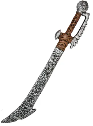 83cm Pirate Sword with Leather Look Handle Costume Weapon