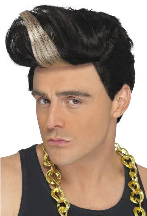 90s Black and Blonde Rapper Wig