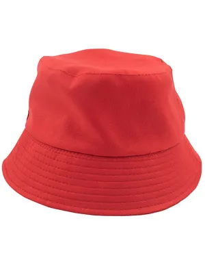 90s Hip Hop Red Bucket Hat Costume Accessory