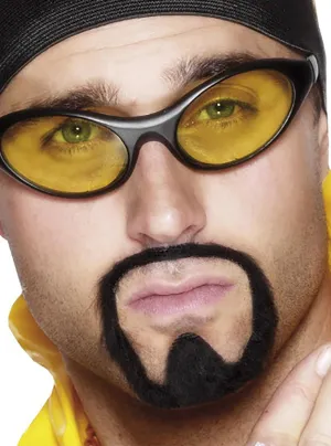90s Rapper Yellow Lens Costume Glasses