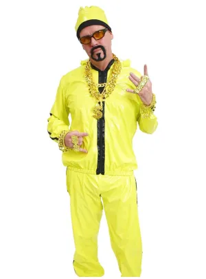 90s Yellow Rapper Mens Ali G Costume