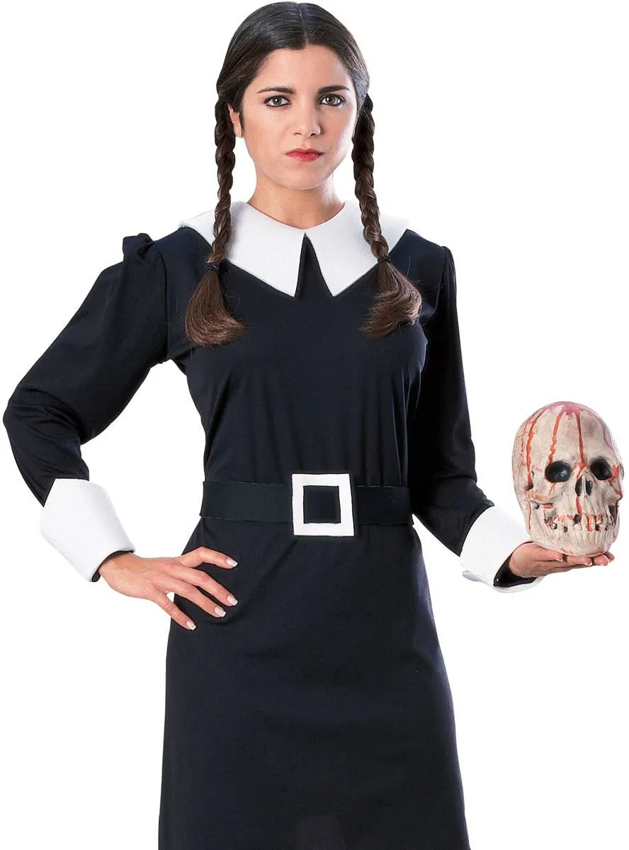 Addams Family Womens Wednesday Halloween Costume