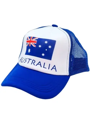 Adjustable Snap Back Australian Flag Cap