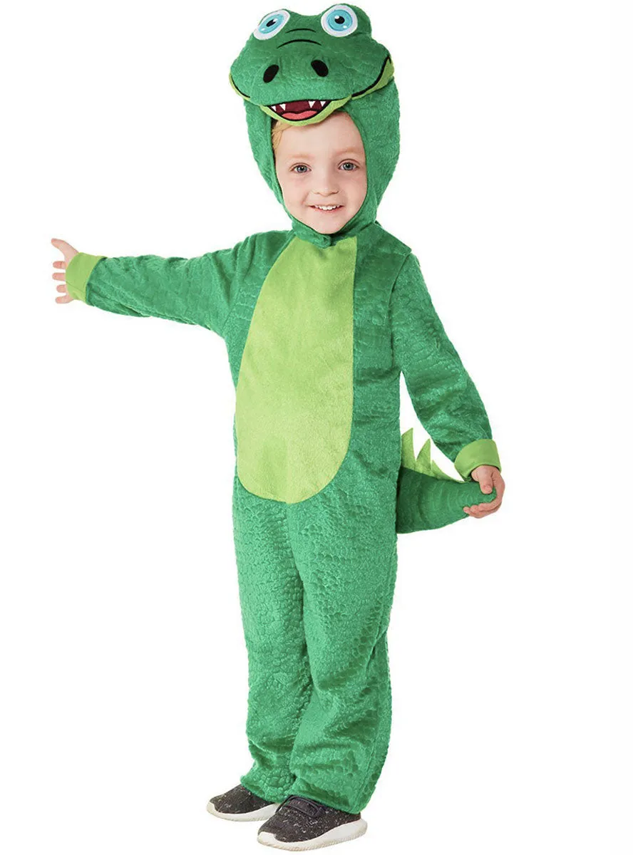 Adorable Green Crocodile Toddler Onesie Costume