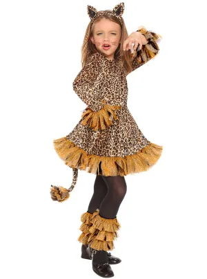 Adorable Little Leopard Girls Fancy Dress Costume