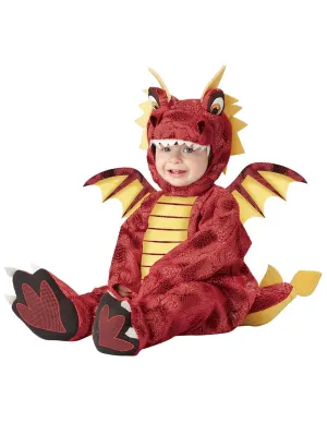 Adorable Red Dragon Infant Onesie Costume
