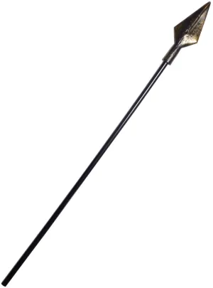 Aged Gold Metal Look Ancient Spear Costume Weapon