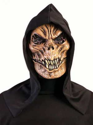 Aged Mummy Latex Halloween Costume Mask with Hood