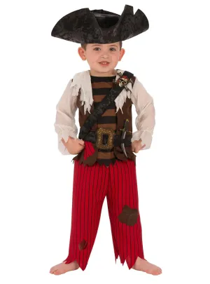 Ahoy Matey Toddler Boys Classic Pirate Costume