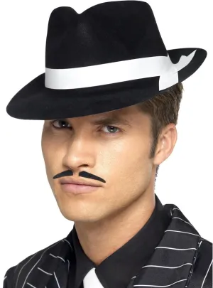 Al Capone Black Gangster Costume Hat