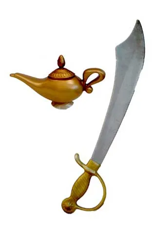 Aladdin Sword and Lamp Costume Set