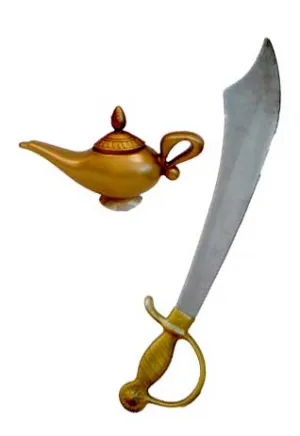 Aladdin Sword and Lamp Costume Set