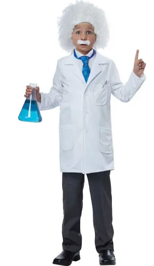 Albert Einstein Boys Fancy Dress Costume