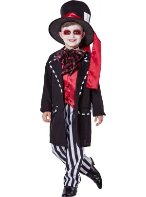 Alice In Wonderland Boys Dark Mad Hatter Costume