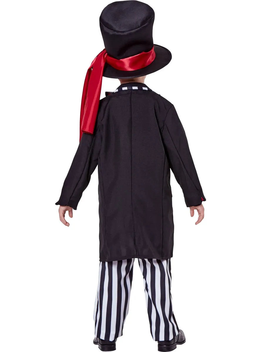 Alice In Wonderland Boys Dark Mad Hatter Costume
