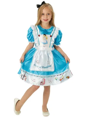 Alice In Wonderland Deluxe Girls Costume