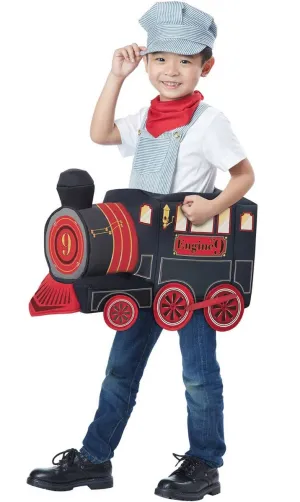 All Aboard Toddler Boys Ride On Train Costume
