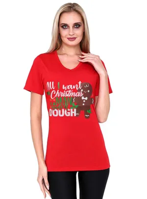 All I Want For Christmas Womens Funny Xmas Shirt