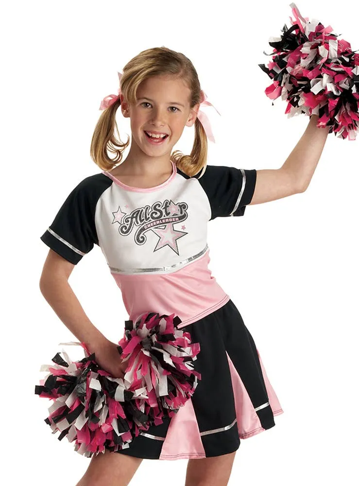 All Star Girls Cheerleader Uniform Costume
