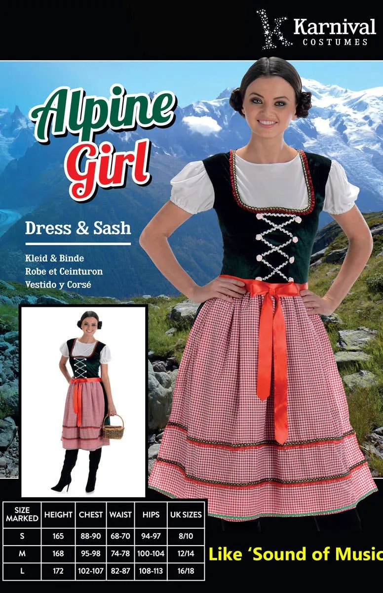 Alpine Girl Womens Sound of Music Costume