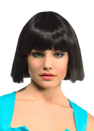 Amara Deluxe Short Black Blunt Cut Wig