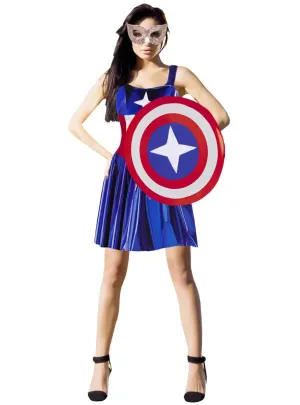 American Hero Womens Fancy Dress Costume