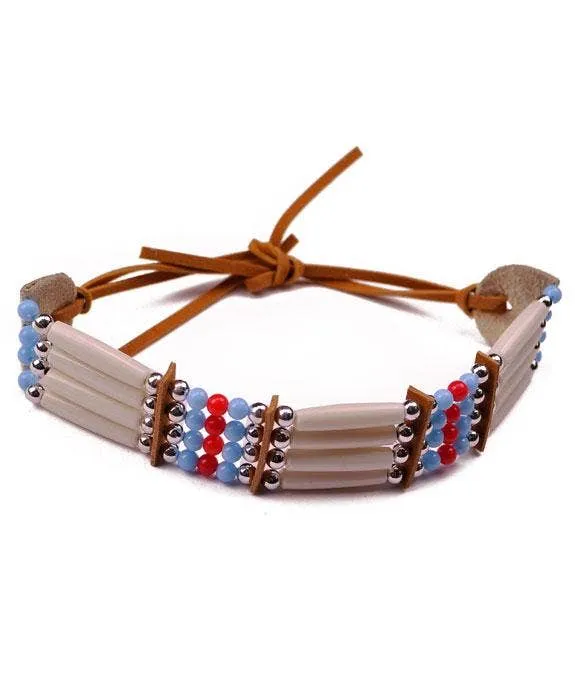 American Indian Beaded Costume Bracelet