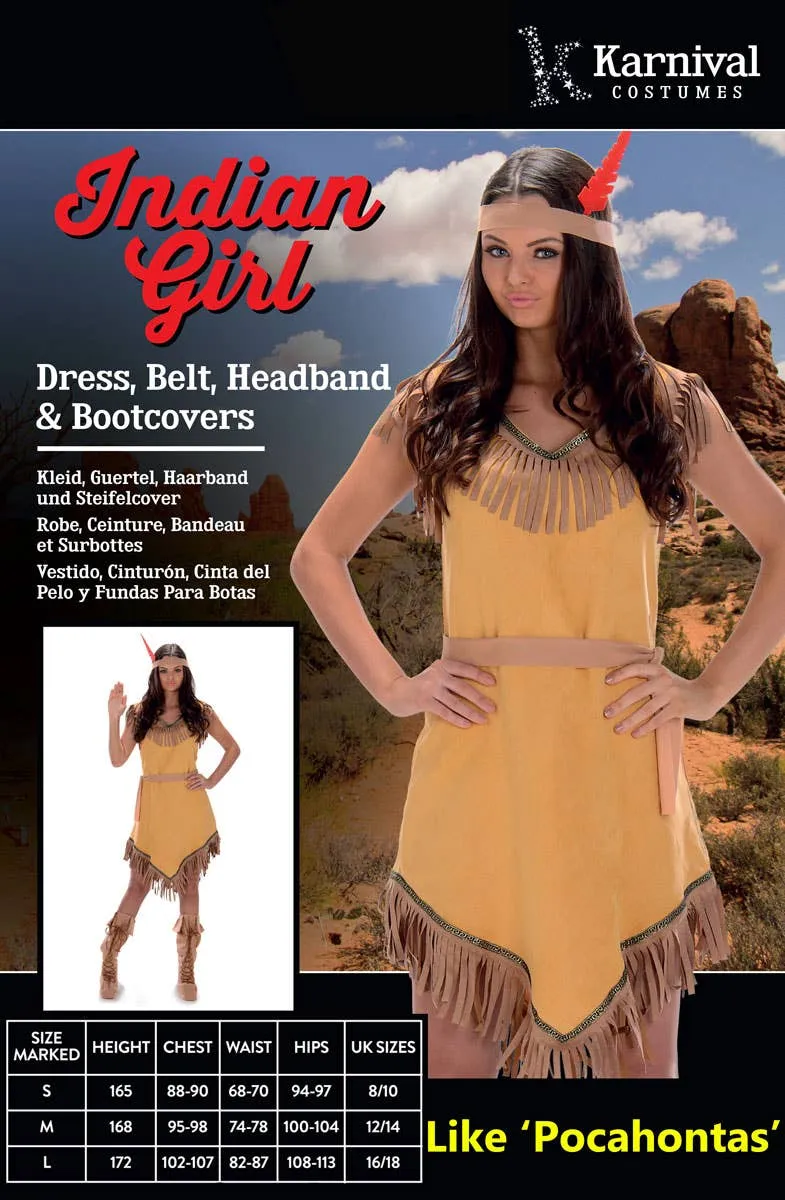American Indian Womens Princess Style Costume