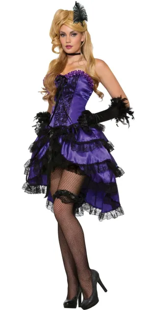 Amethyst Saloon Girl Burlesque Womens Costume
