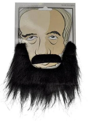 Amish Lumberjack Beard And Moustache Set