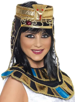 Ancient Egyptian Queen Cleopatra Headpiece Costume Accessory