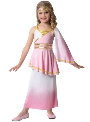 Ancient Pink Goddess Girls Dress Up Costume
