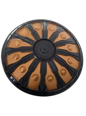 Ancient Roman Black and Bronze Costume Shield