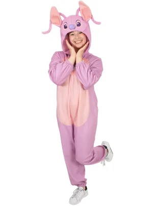 Angel Adults Pink Lilo And Stitch Costume Onesie