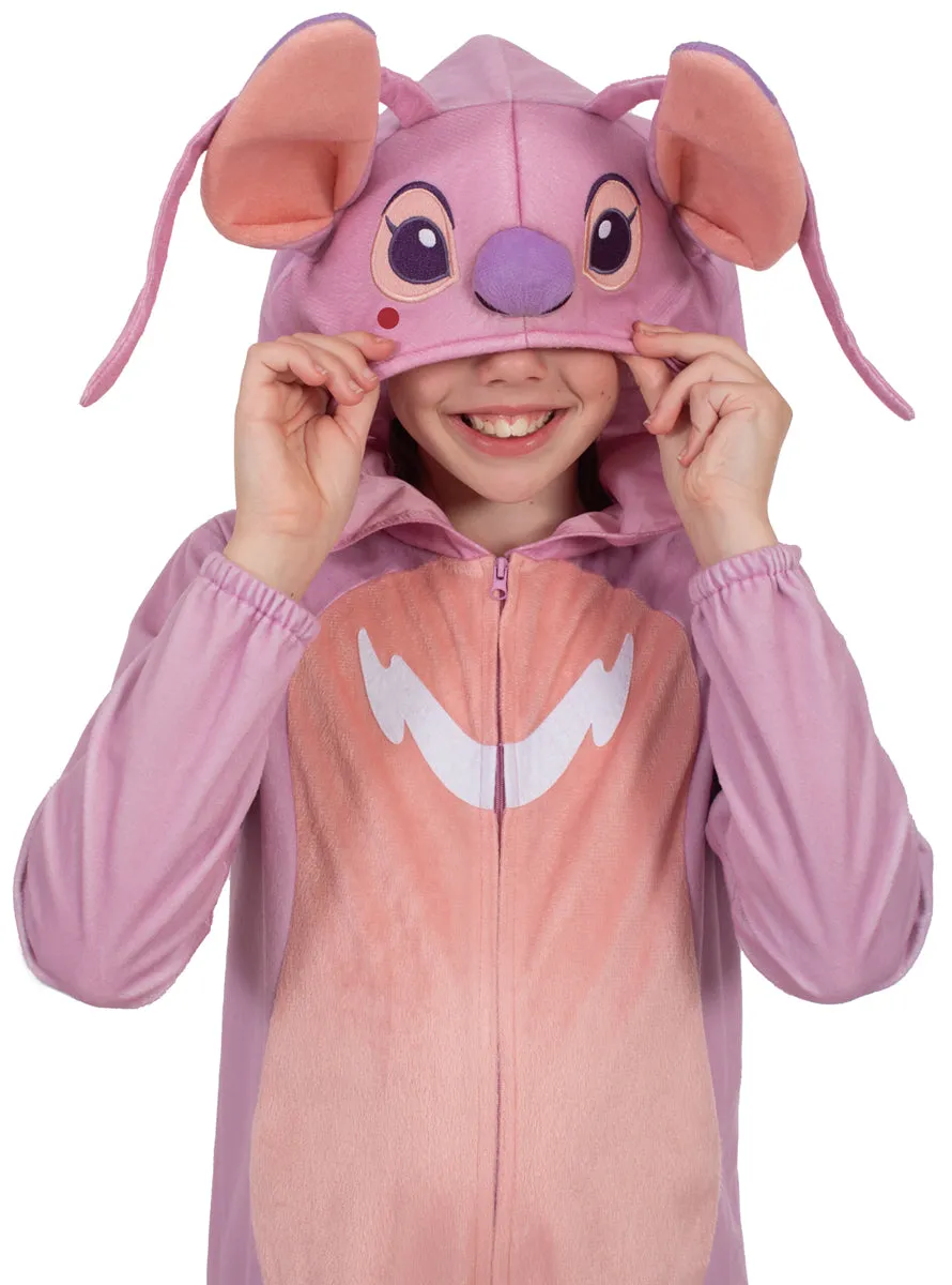 Angel Girls Pink Lilo And Stitch Costume Onesie
