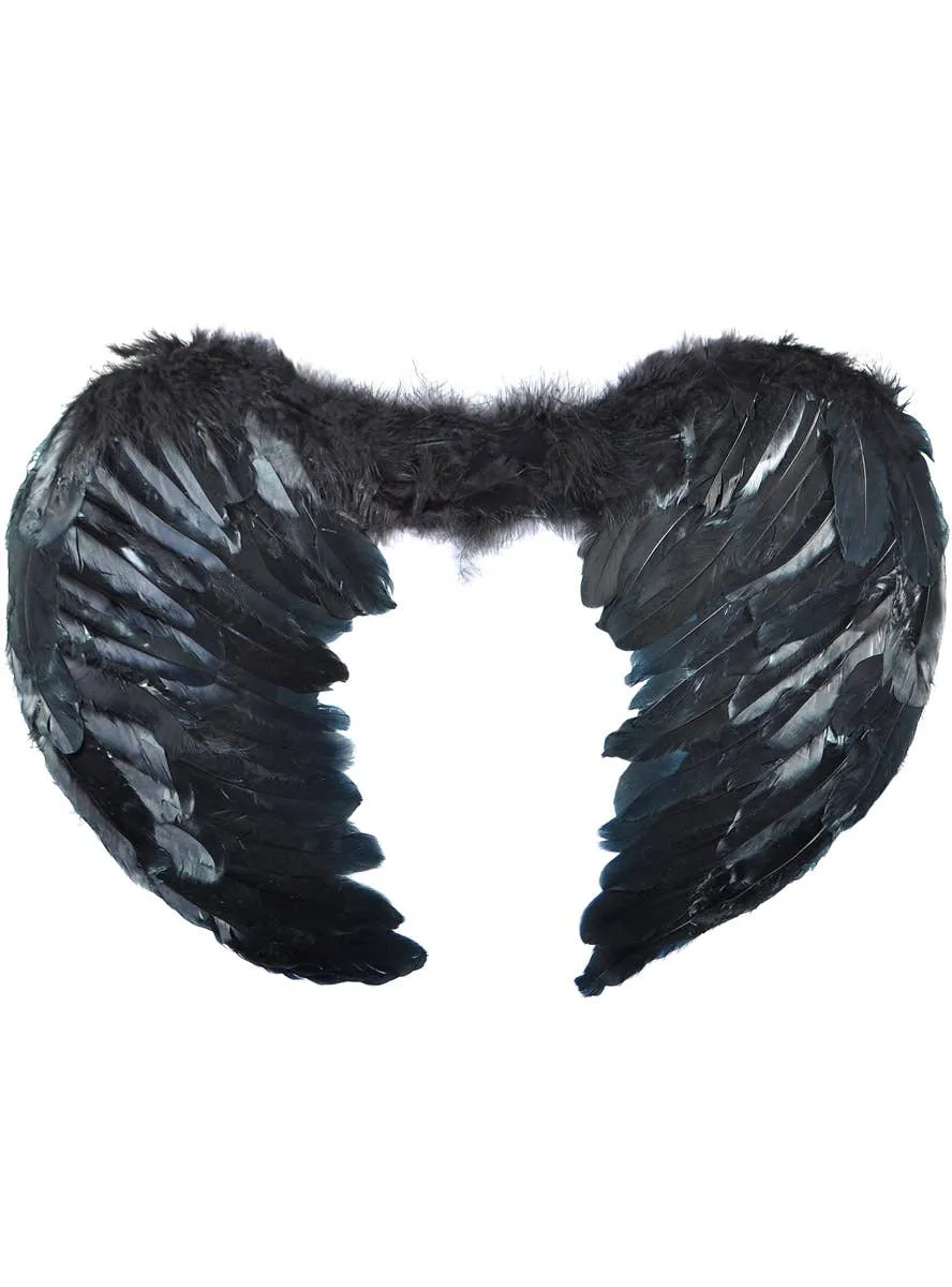 Angel of Darkness 60cm Black Feather Wings