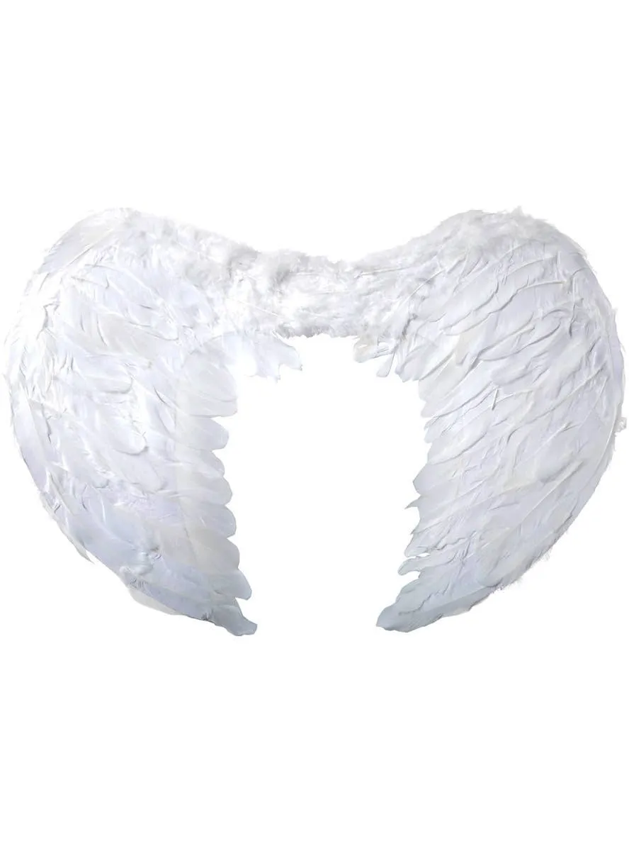 Angel of Light 60cm White Feather Wings