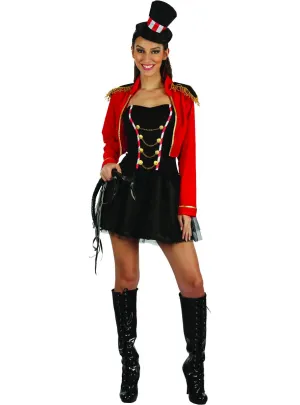 Animal Tamer Womens Ringmaster Fancy Dress Costume