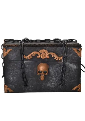 Animated Moving and Light Up Treasure Chest Halloween Decoration