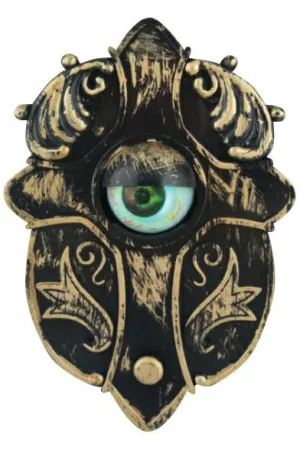 Animated Moving Eye Doorbell Halloween Decoration