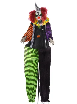 Animated Talking and Moving Clown Halloween Decoration