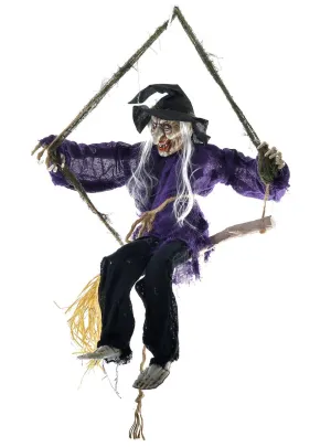 Animated Wicked Witch Deluxe Halloween Decoration