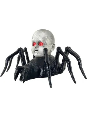 Animatronic Spider with Baby Head Deluxe Halloween Decoration