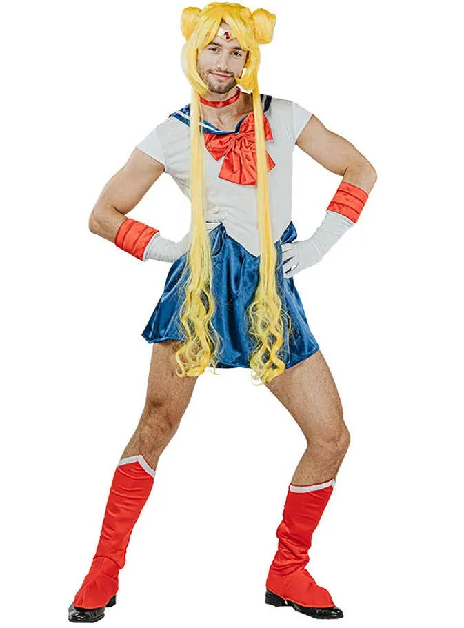Anime Moon Sailor Mens Funny Costume