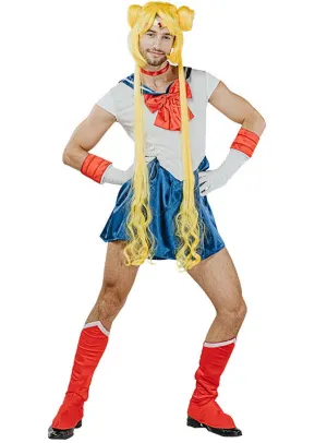 Anime Moon Sailor Mens Funny Costume