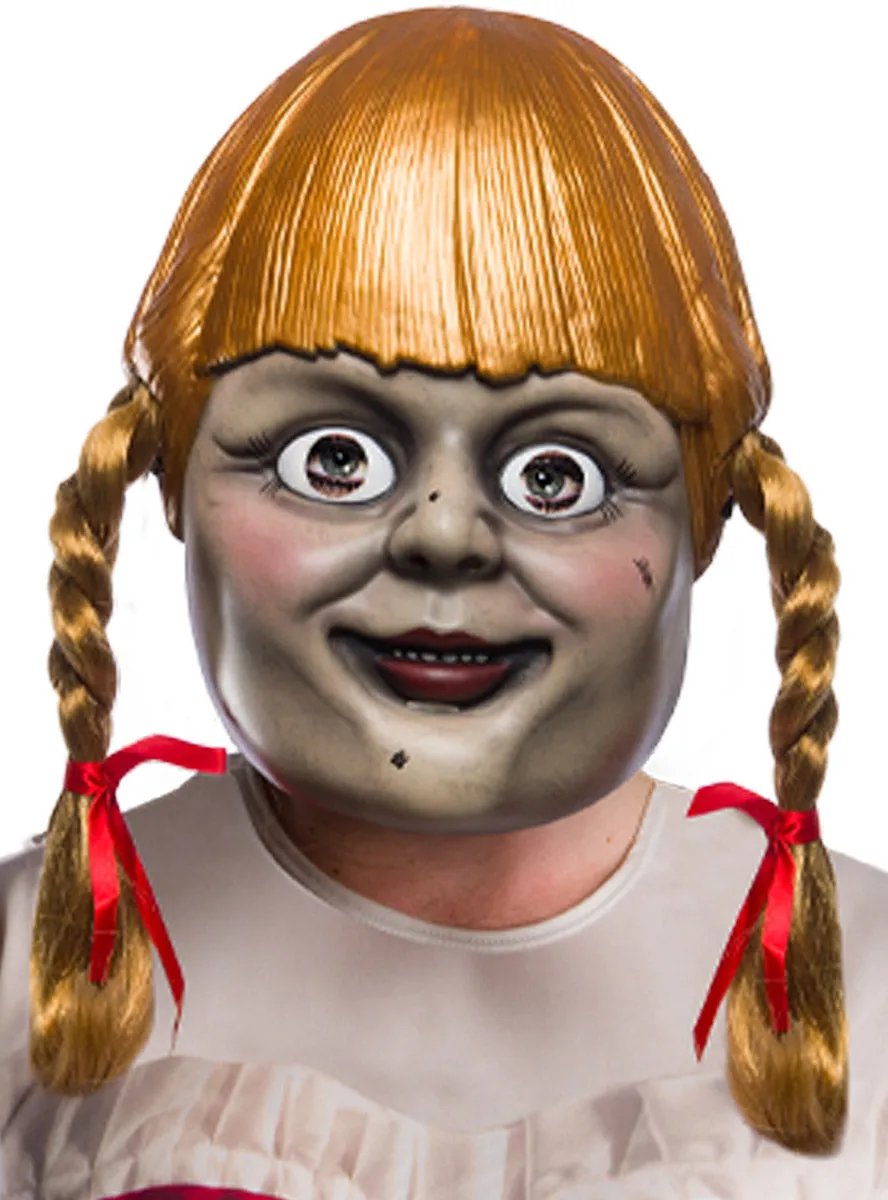 Annabelle Adults Halloween Costume Shirt And Mask