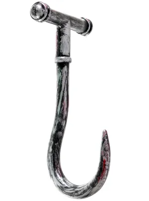 Antique Look Bloody Meat Hook Halloween Accessory