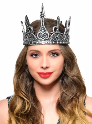 Antique Silver Foam Latex Costume Crown